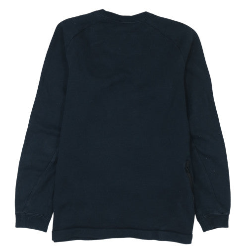 Nike Men's Black Crew Neck Fleece Sweatshirt M Regular Fit Pullover