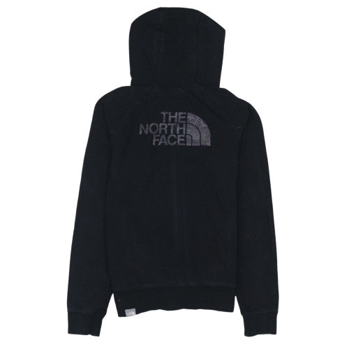 The North Face Women's Black Full Zip Hoodie Size S Cotton Casual