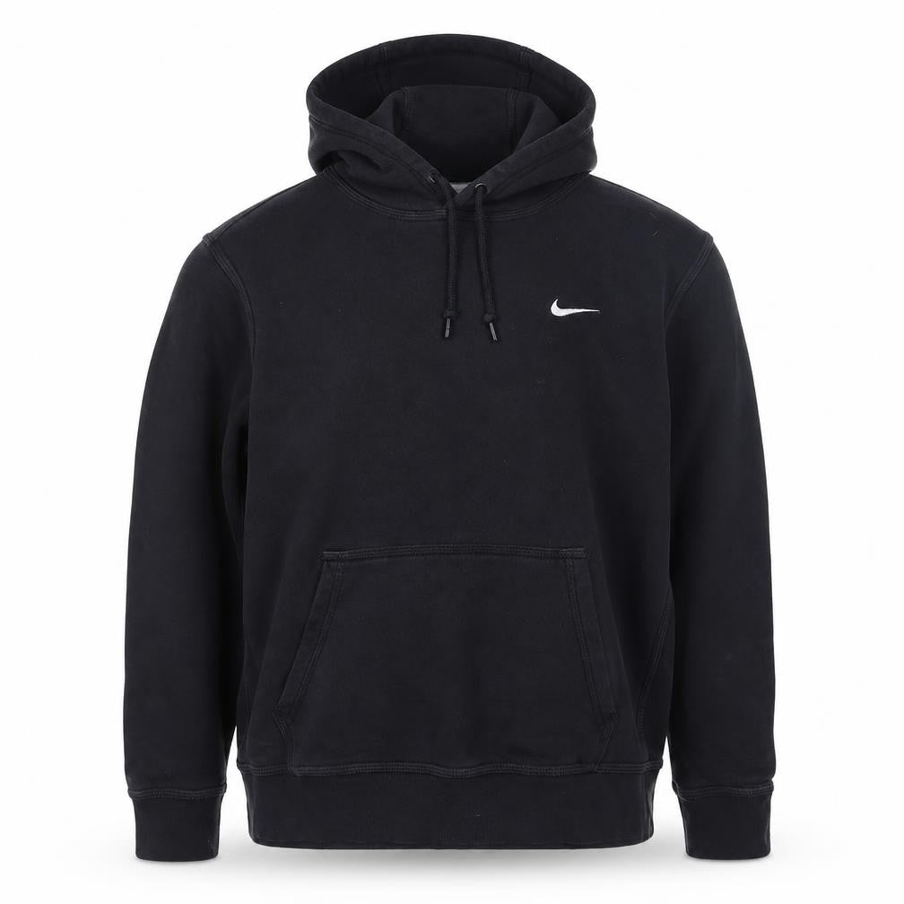 Nike Men's Black Fleece Hoodie Sweatshirt Medium Pullover Activewear