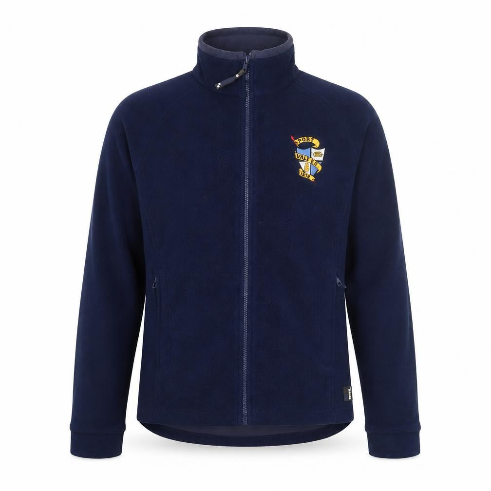 Premier Men's Blue Full Zip Fleece Sweatshirt Size M