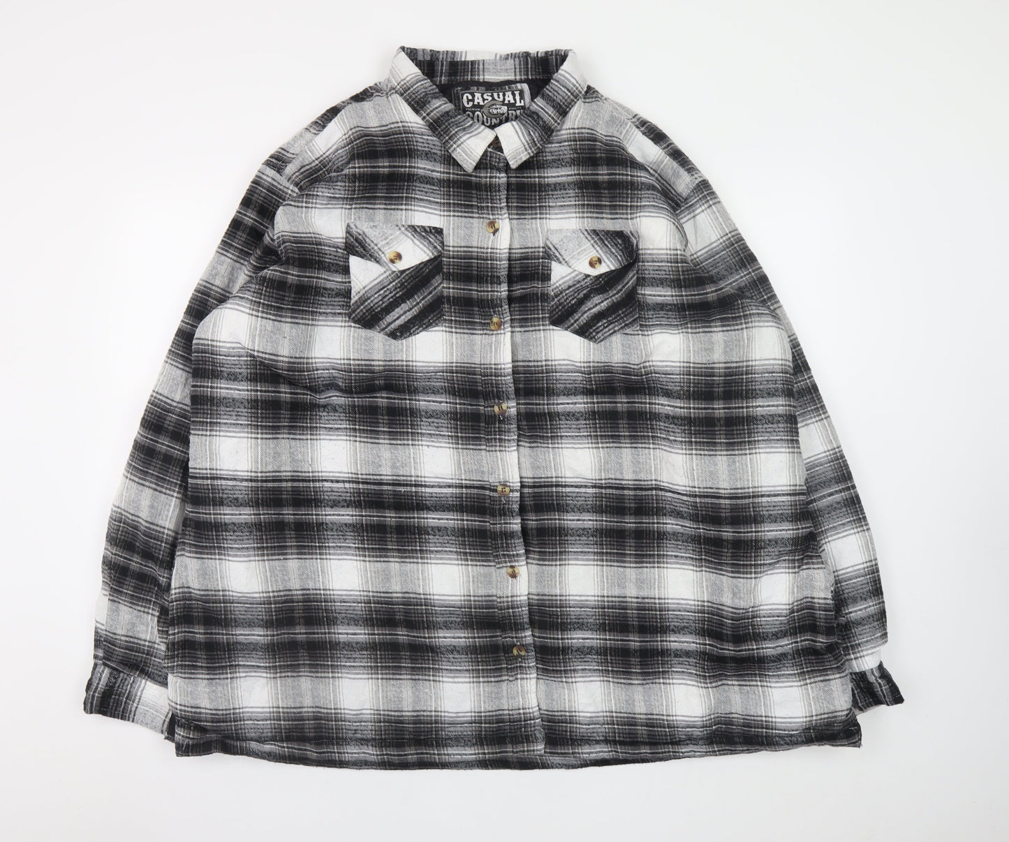 Casual Country Outfitters Men's Black 3XL Flannel Jacket