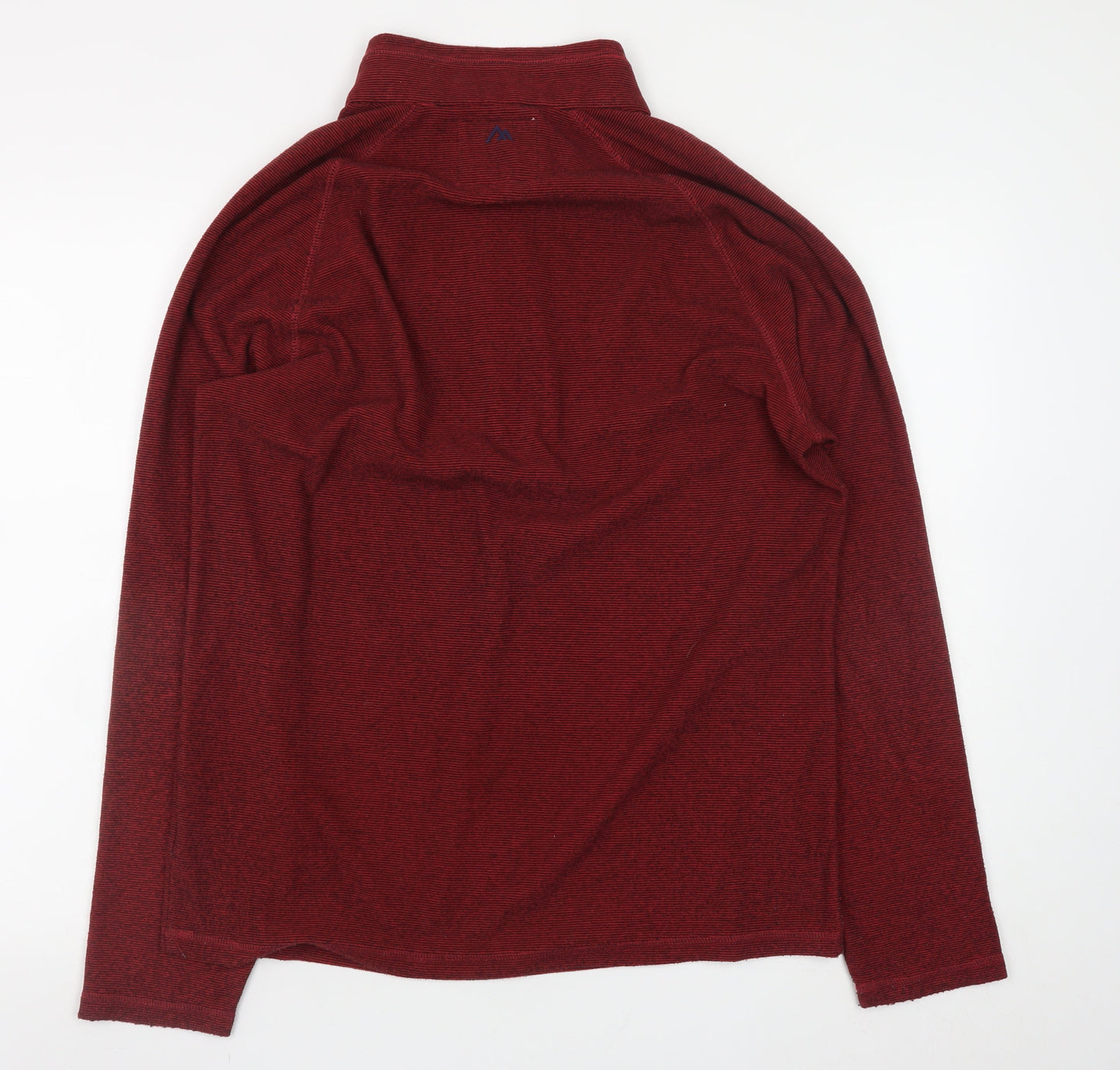 Next Men's Red 1/2 Zip Fleece Sweatshirt M Regular Fit