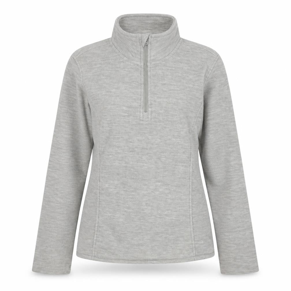 Crane Womens Grey 1/2 Zip Pullover Sweatshirt Size 8-10