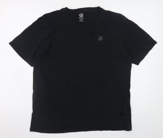 Dare 2B Men's Black XL Crew Neck Cotton Short Sleeve T-Shirt