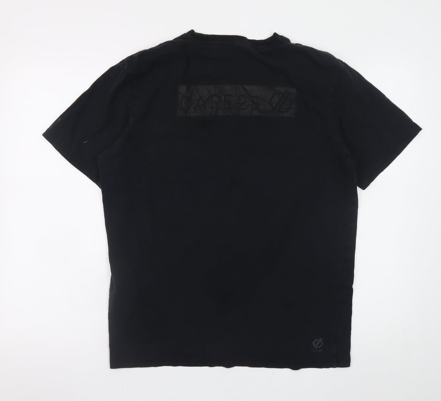 Dare 2B Men's Black XL Crew Neck Cotton Short Sleeve T-Shirt