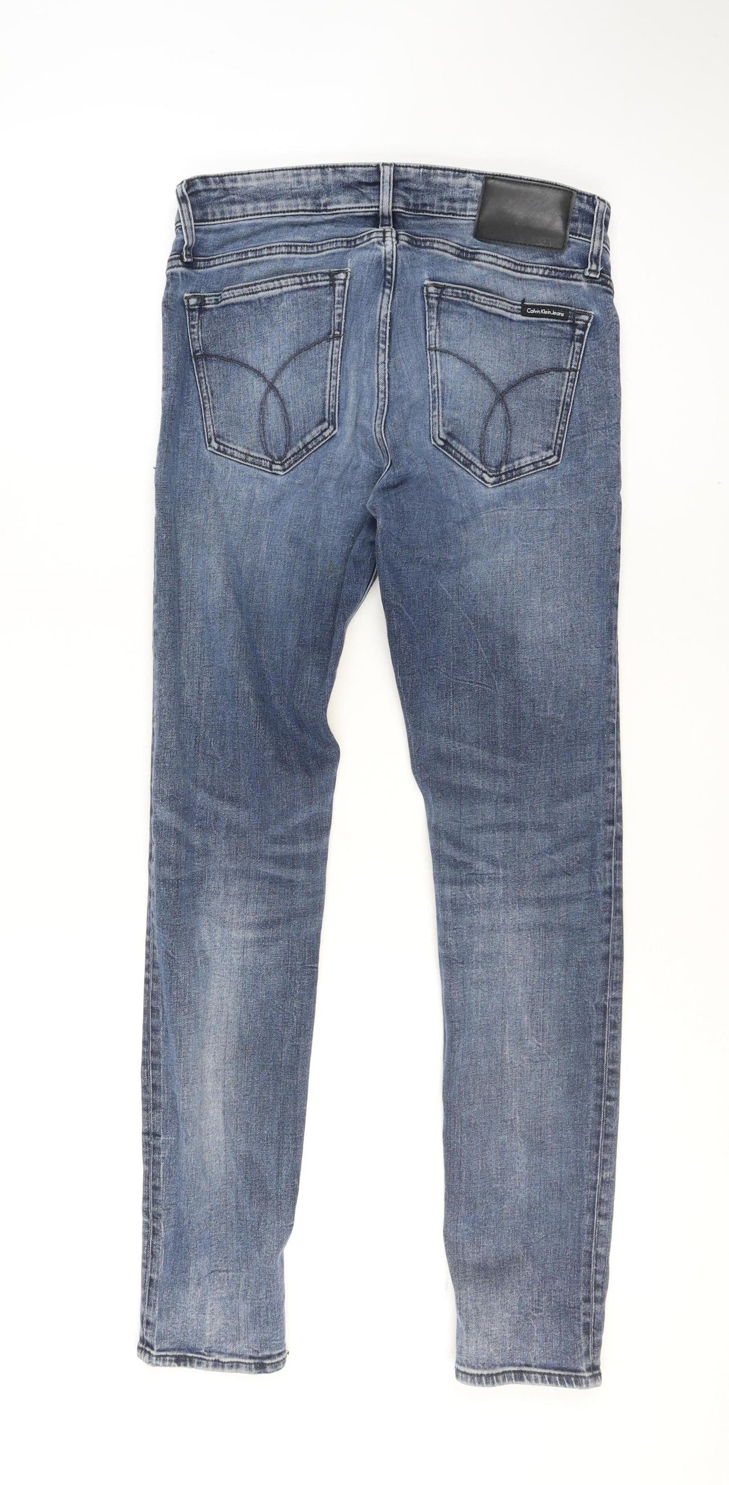 Calvin Klein Men's Blue Skinny Fit Jeans W30 L32 Denim