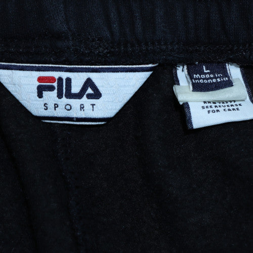 Fila Men's Black Fleece Jogger Trousers L Comfortable Sportswear