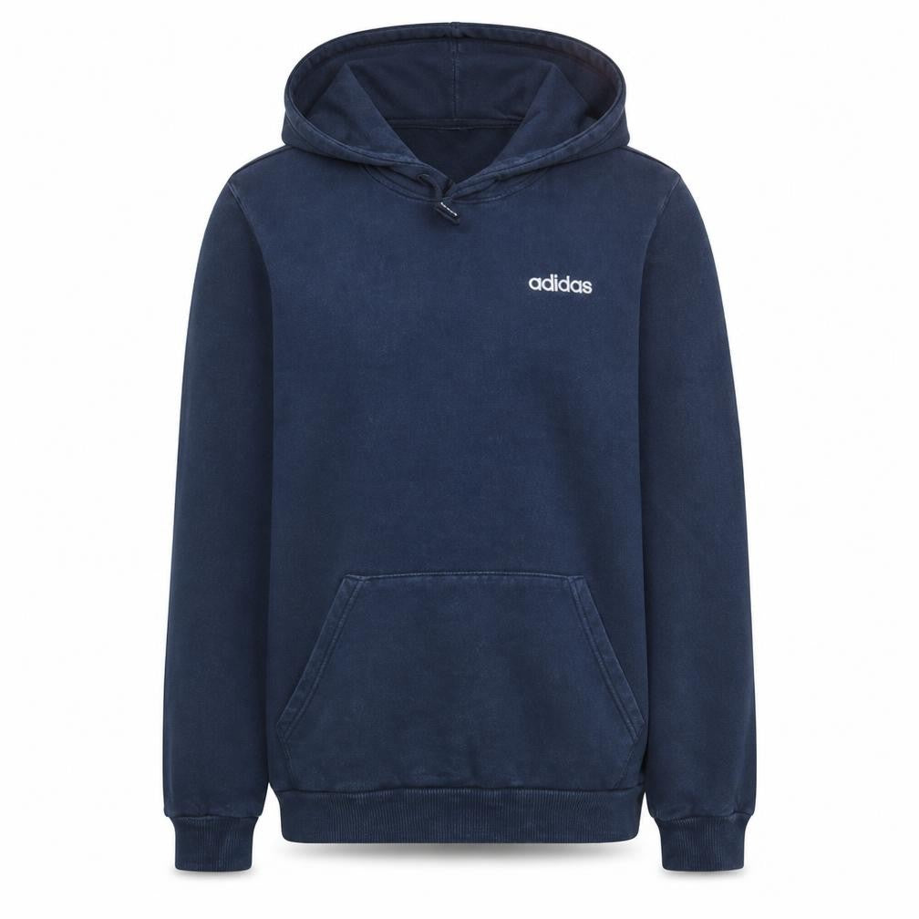 Adidas Men's Blue Pullover Hoodie Size S Regular Fit Sportswear