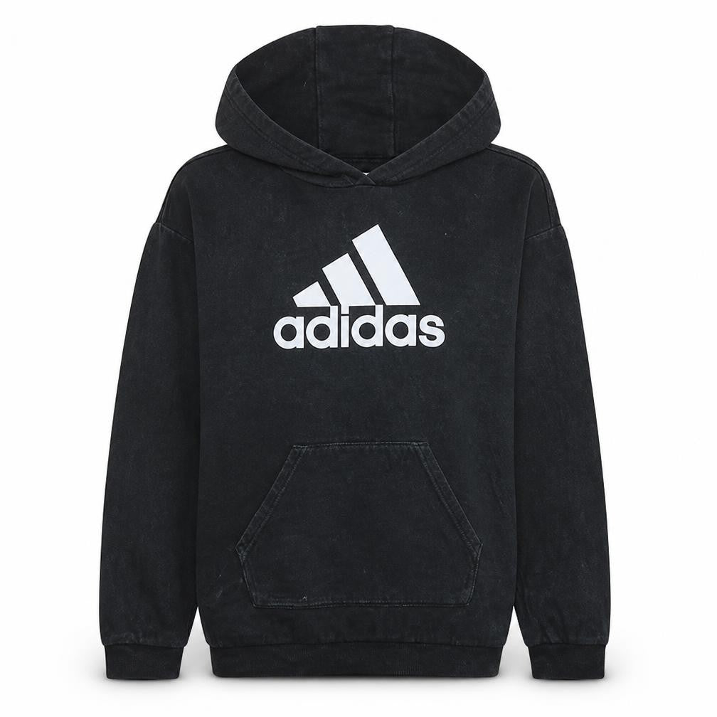 Adidas Womens Black Pullover Hoodie Size S with Logo Graphic
