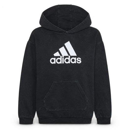 Adidas Womens Black Pullover Hoodie Size S with Logo Graphic