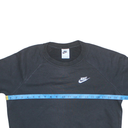 Nike Men’s Black Crew Neck Pullover Sweatshirt Size S Regular Fit