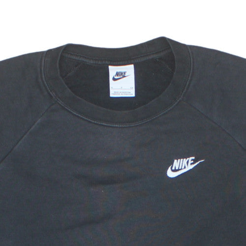 Nike Men’s Black Crew Neck Pullover Sweatshirt Size S Regular Fit