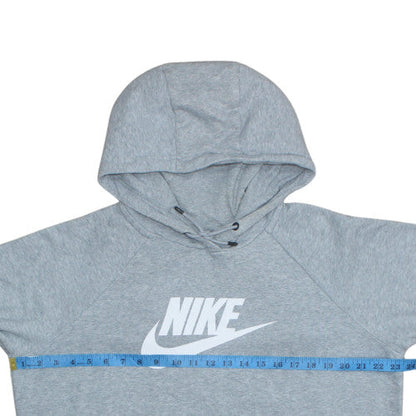 Nike Men's Grey Pullover Hoodie L Regular Fit Sports Style