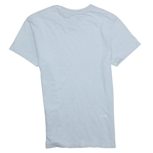 G-Star RAW Men's White Cotton Crew Neck Short Sleeve T-Shirt M