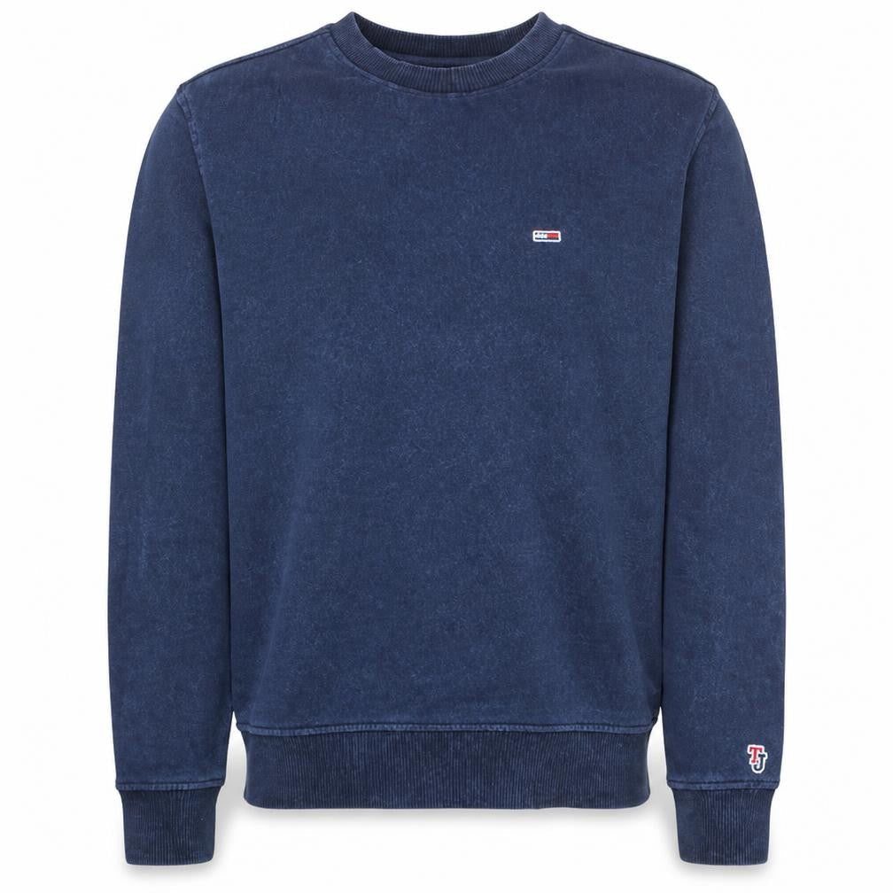 Tommy Jeans Men's Blue XS Crew Neck Pullover Sweatshirt