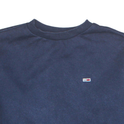 Tommy Jeans Men's Blue XS Crew Neck Pullover Sweatshirt