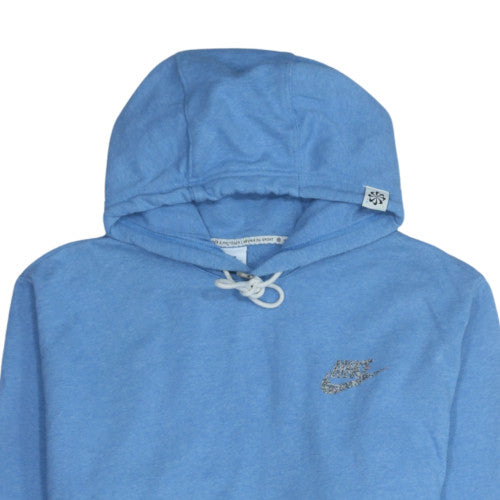 Nike Men's Blue Pullover Hoodie Size L Fleece Graphic Sportswear