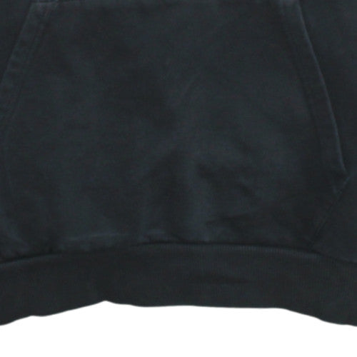 Puma Mens Black Pullover Hoodie L Logo Graphic Fleece Sweatshirt