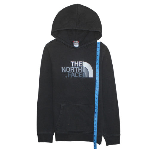 The North Face Boys Black Pullover Hoodie XL Fleece Cotton Long Sleeve