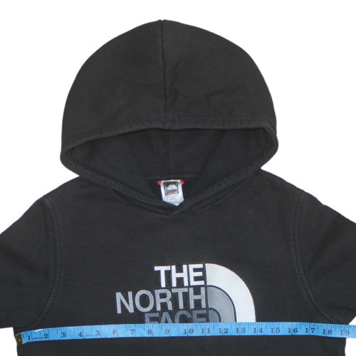 The North Face Boys Black Pullover Hoodie XL Fleece Cotton Long Sleeve