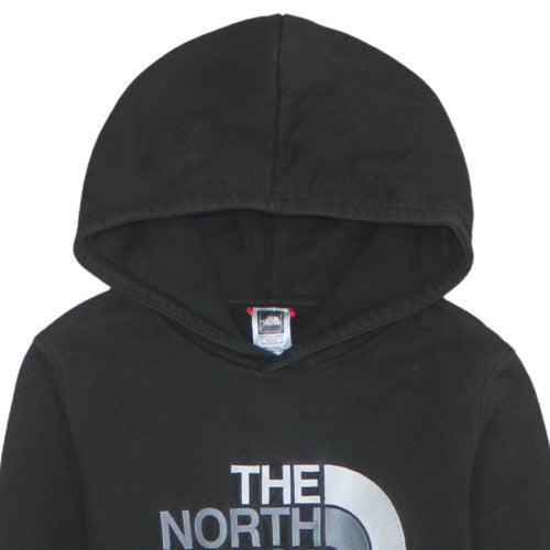 The North Face Boys Black Pullover Hoodie XL Fleece Cotton Long Sleeve
