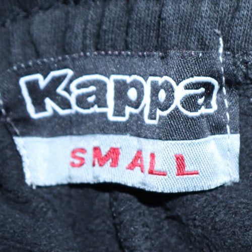 Kappa Men's Black Small Jogger Sweatpants Elastic Waist Comfort Fit