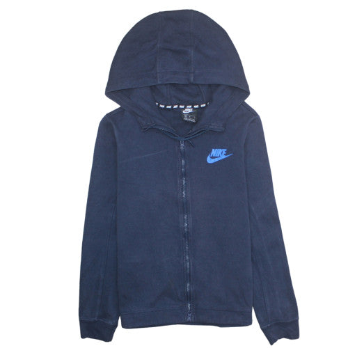 Nike Men's Blue Full Zip Hoodie Sweatshirt M Regular Fit Sports