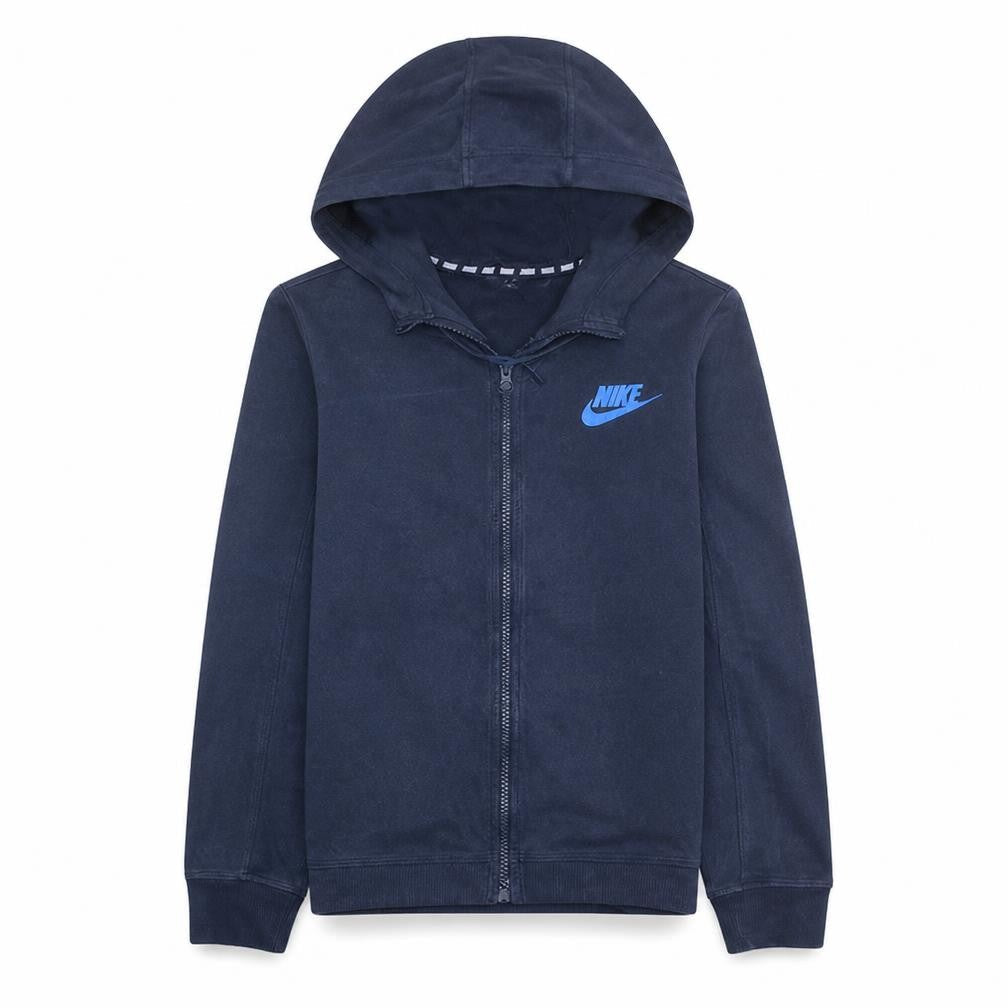 Nike Men's Blue Full Zip Hoodie Sweatshirt M Regular Fit Sports