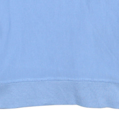 Additional view of Tommy Hilfiger boys’ blue pullover sweatshirt, size 164, crew neck logo style