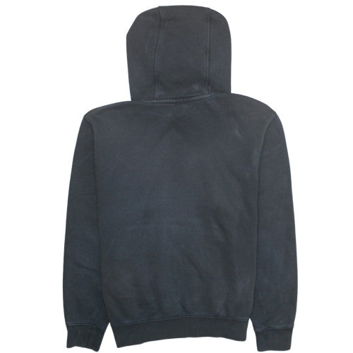 Nike Men Black Pullover Hoodie M Graphic Print Fleece Sweatshirt