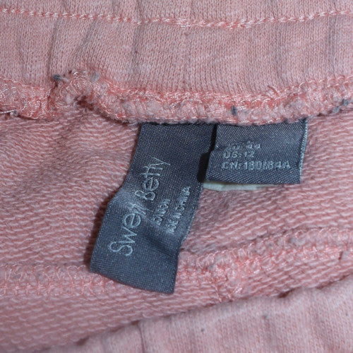 Sweaty Betty Womens Pink Jogger Sweatpants Size L Drawstring Waist
