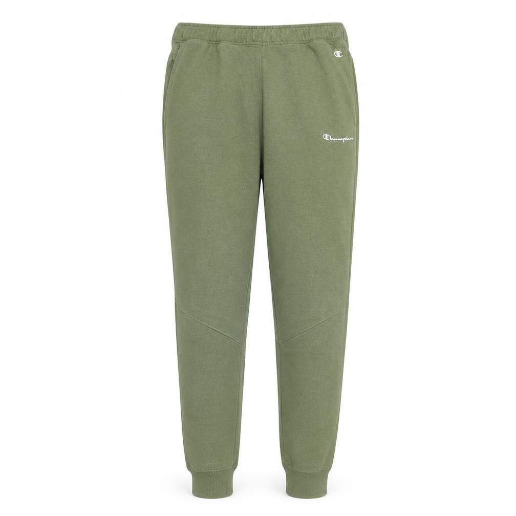Champion Men's Green Small Fleece Jogger Sweatpants Tapered Fit