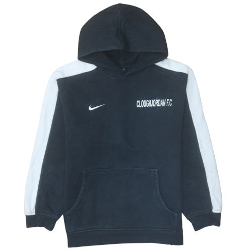 Nike Mens Teens Black Hoodie Cloughjordan FC L Full Zip Fleece
