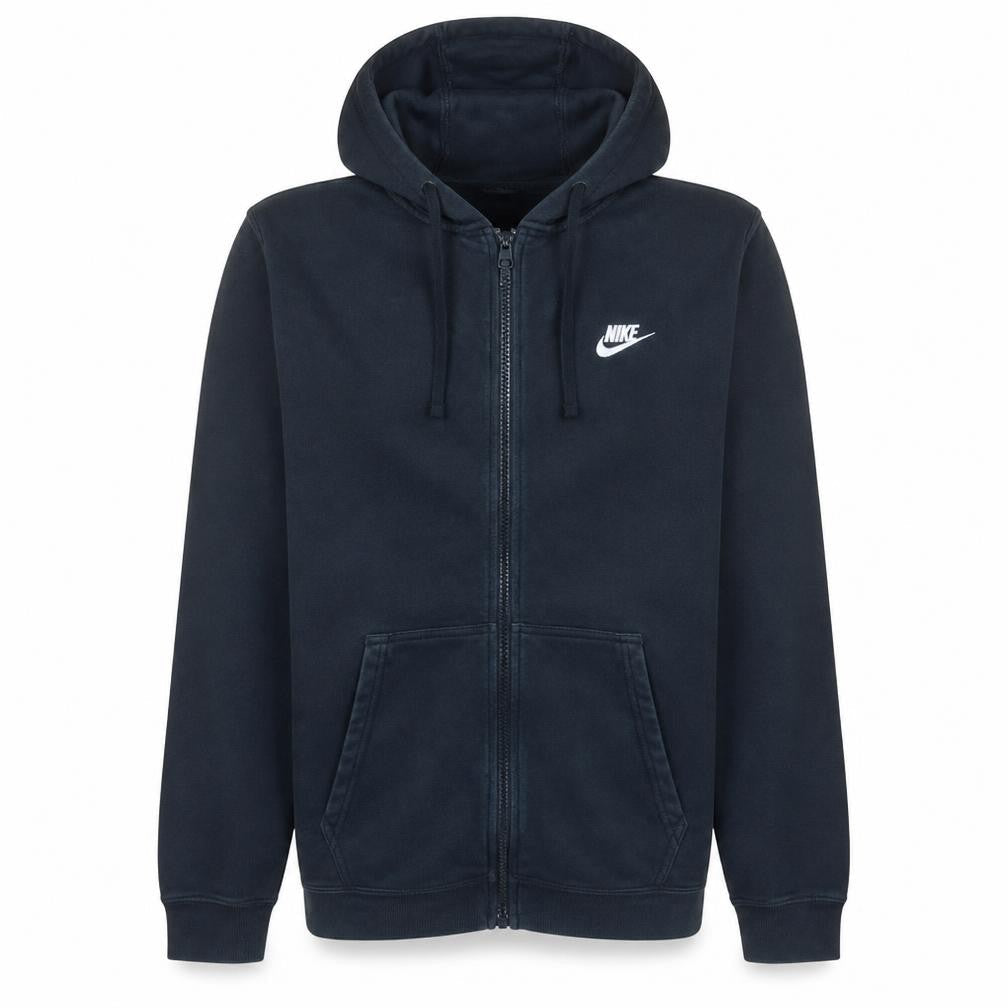 Nike Men's Black Full Zip Hoodie Sweatshirt Size M Regular Fit