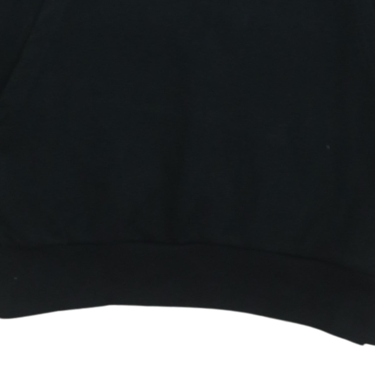 Adidas Boys Black Pullover Hoodie 13-14 Years Cotton Blend Logo Print