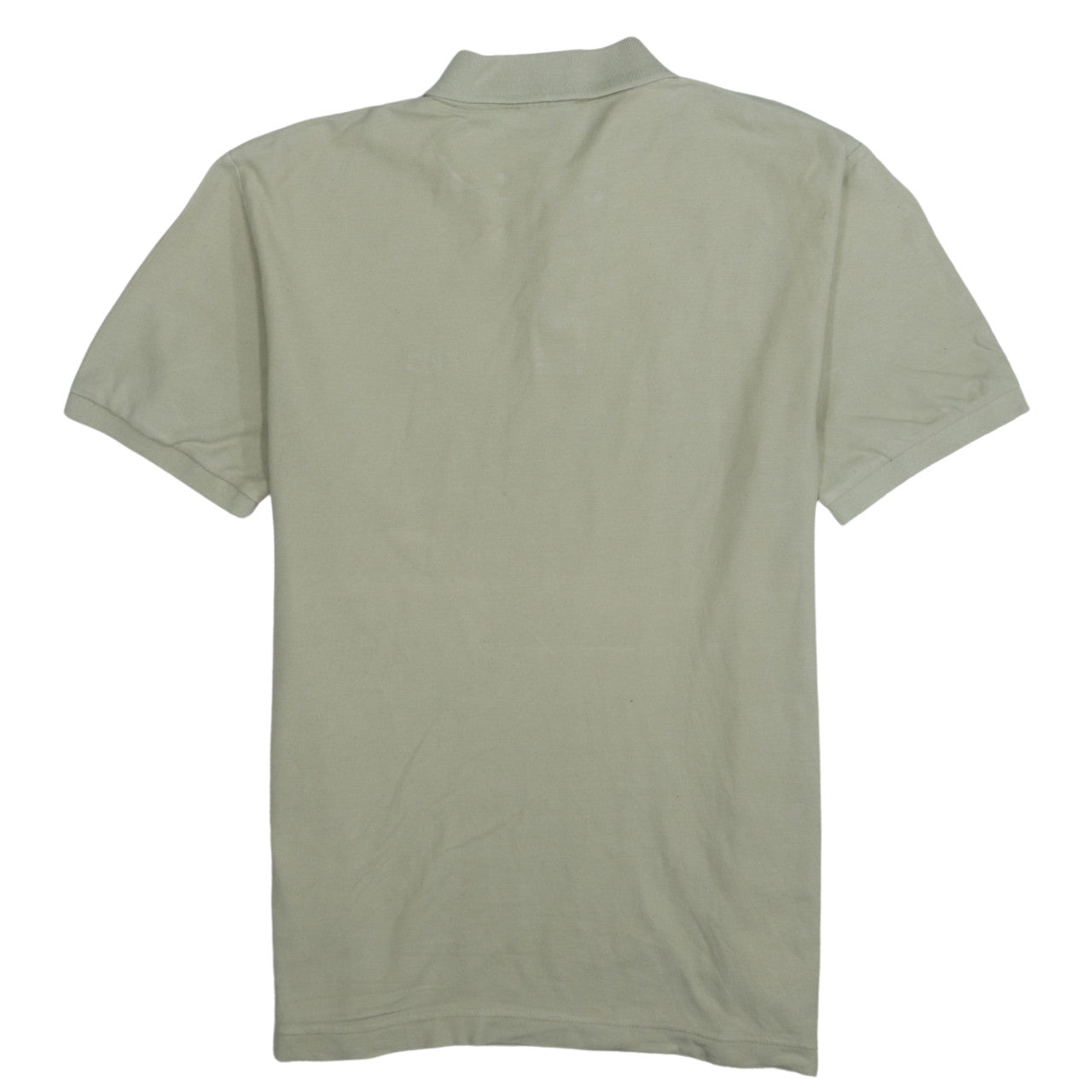 FILA Mens Beige Cotton Polo Shirt Size L Short Sleeve Casual Top