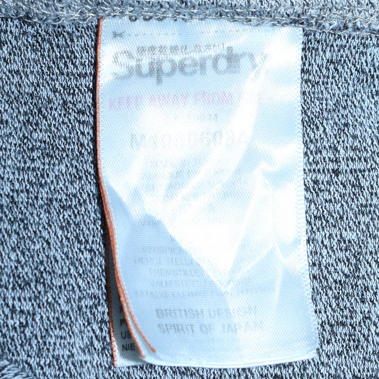 Superdry Men's Blue Vintage Label Graphic Crew Neck T-Shirt Size M