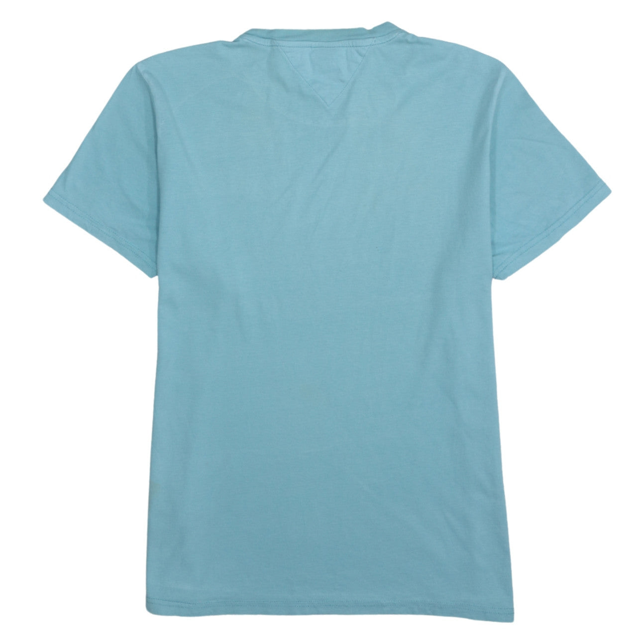 Tommy Jeans Men's Blue Graphic Logo T-Shirt XL Cotton Crew Neck