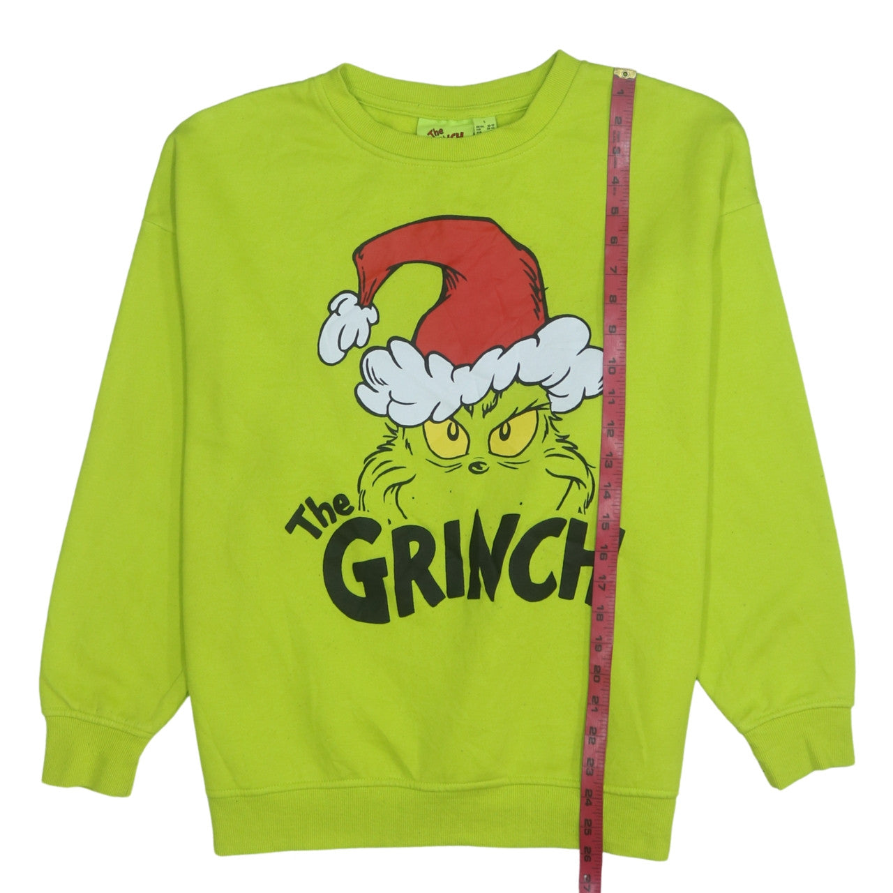 The Grinch Unisex Green Pullover Sweatshirt S Christmas Graphic