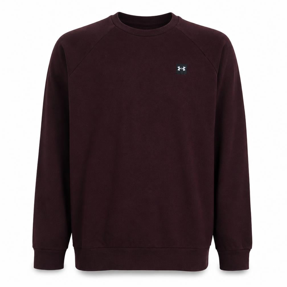 Under Armour Men's Brown Large Pullover Sweatshirt Crew Neck Fleece
