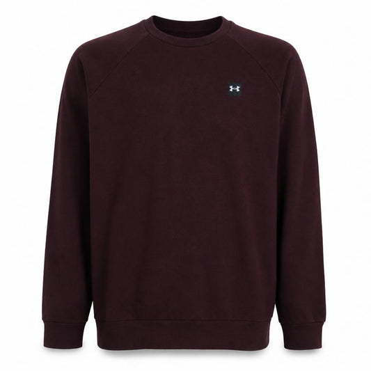 Under Armour Men's Brown Large Pullover Sweatshirt Crew Neck Fleece