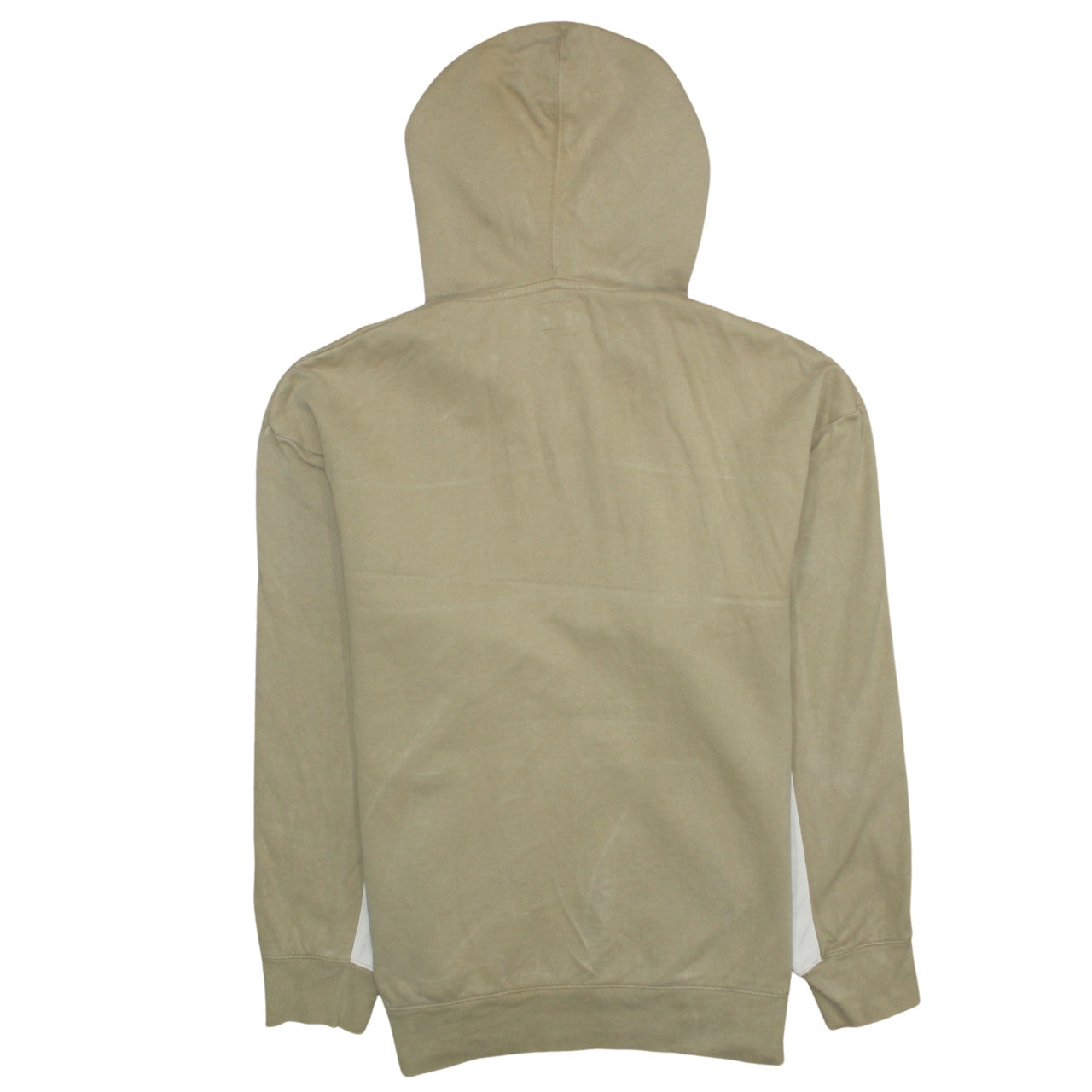 Levi's Men's Beige Blue Colour Block Relaxed Fit L Pullover Hoodie