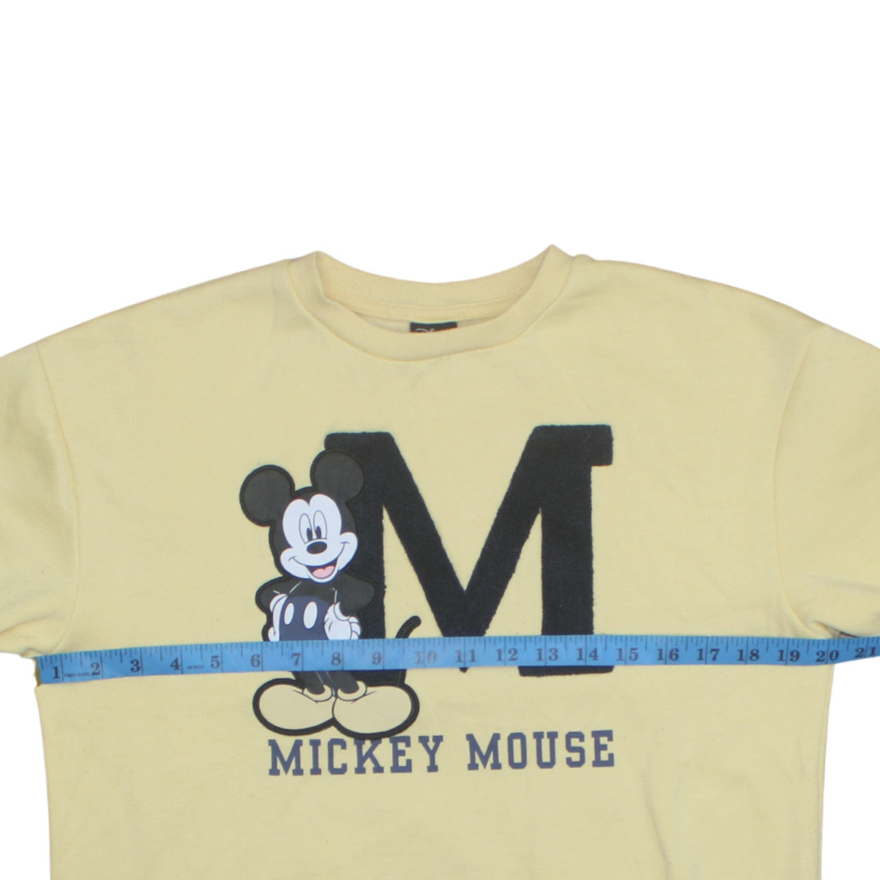 Disney at Primark Girls Yellow Mickey Mouse Pullover Sweatshirt 12-13 Years