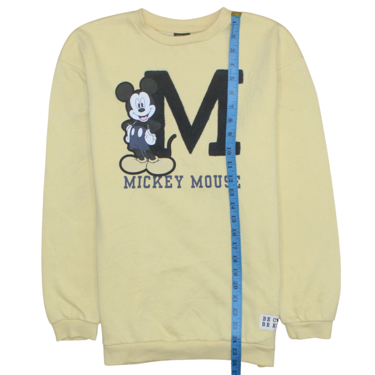 Disney at Primark Girls Yellow Mickey Mouse Pullover Sweatshirt 12-13 Years
