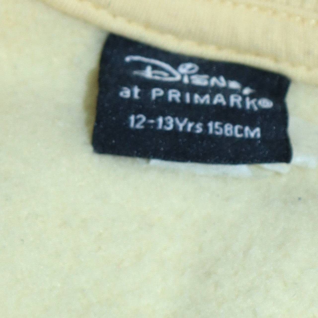 Disney at Primark Girls Yellow Mickey Mouse Pullover Sweatshirt 12-13 Years