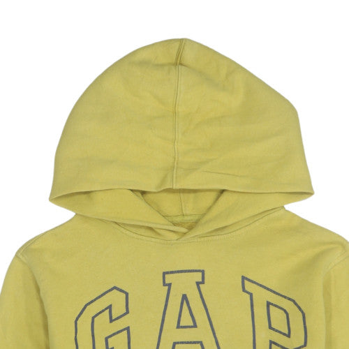 GAP Kids Boys Yellow & Grey Pullover Hoodie XXL Cotton Blend Sweatshirt