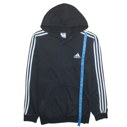 Adidas Men's Black Pullover Hoodie M Sports Fleece Sweatshirt