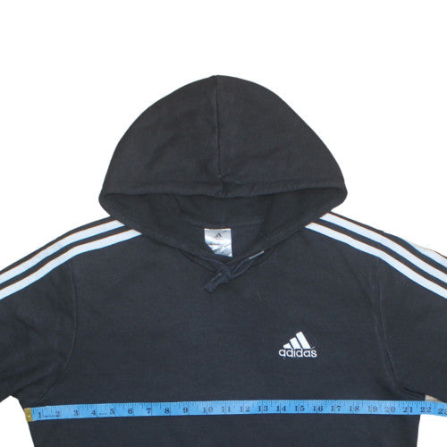 Adidas Men's Black Pullover Hoodie M Sports Fleece Sweatshirt