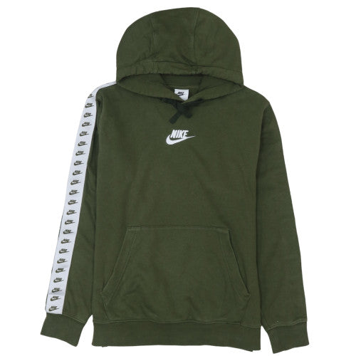 Nike Men's Green Pullover Hoodie S Sports Fleece Sweatshirt
