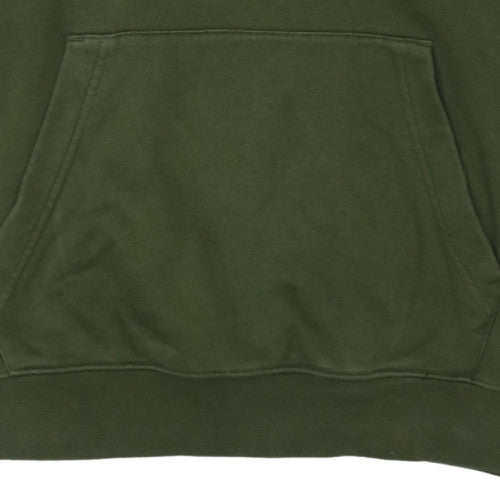 Nike Men's Green Pullover Hoodie S Sports Fleece Sweatshirt
